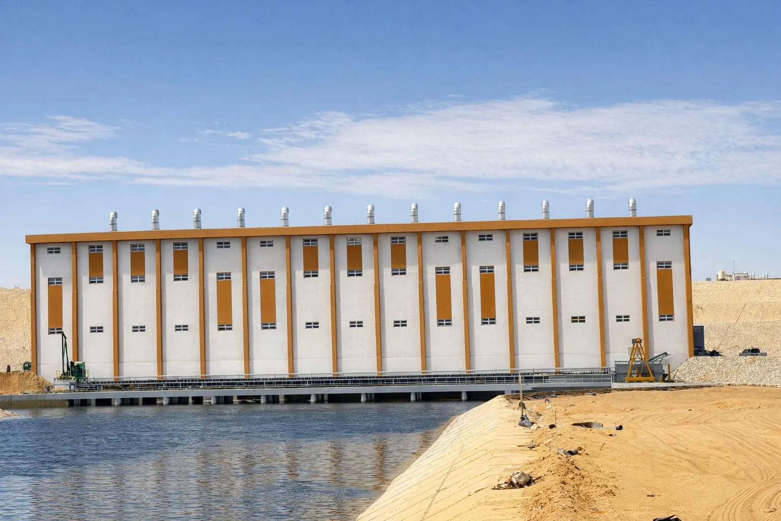 Techno Alex Projects Future of Egypt - 300,000 Fedans Project - Pumping Station No.5