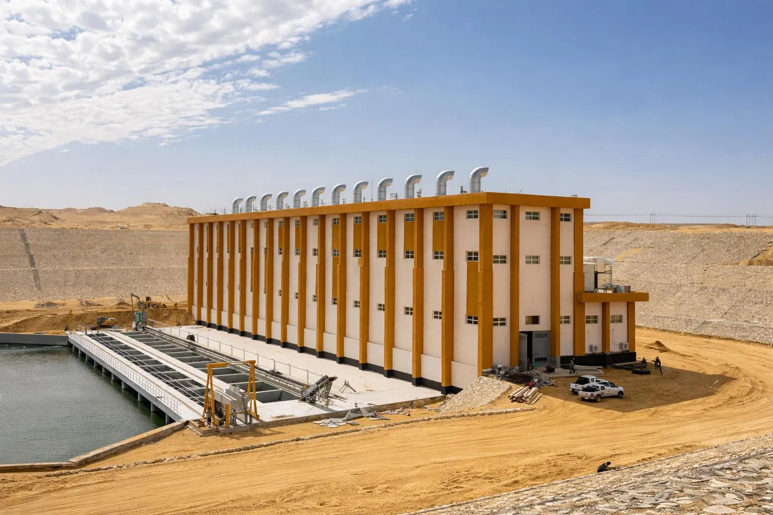 Techno Alex Projects Future of Egypt - 300,000 Fedans Project - Pumping Station No.5