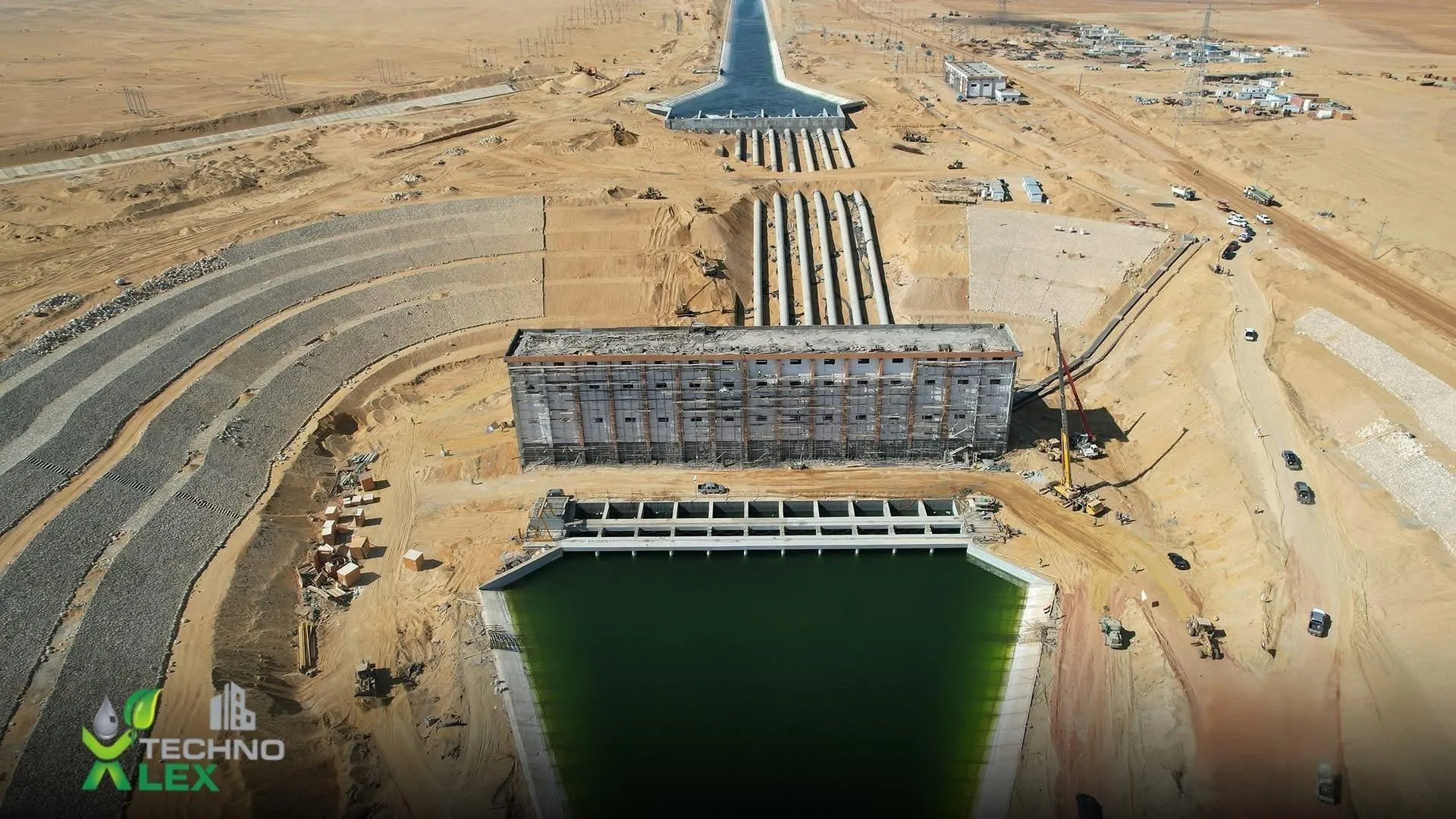Techno Alex Projects Future of Egypt - 300,000 Fedans Project - Pumping Station No.5