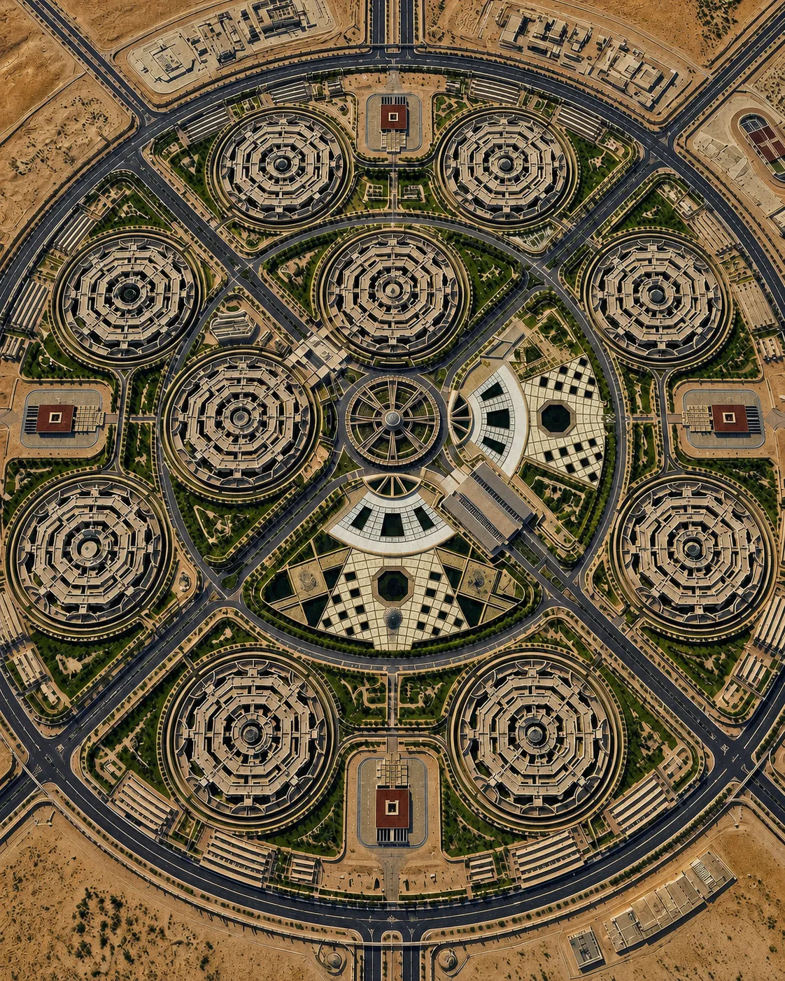Techno Alex Projects The Octagon Ministry Of Defense Complex